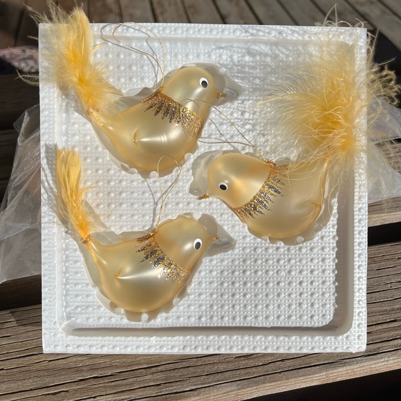 Vintage Christmas Street Glass Ornaments - Picture 2 of 7